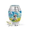 Reikved Dog Urns for Ashes - Pet Urns for Dogs with Cloudy Sky Design - 10 Inches Cremation Urn for 1-200 lbs Person - Elegant Memorial Burial Urn for Human Ashes (Pack of 2, Keepsake) view 3