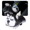 Car Tissue Holder Cute, Car Tissue Box Holder 3D Cat Dog Shaped Cute Tissue Box Cover Tissue Dispenser Funny Plush Dog Car Tissue Box Hanging Tissue Box Backseat Tissue Case Holder(C) view 4