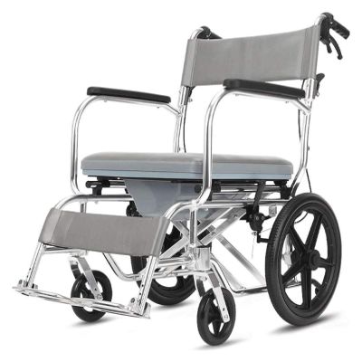 GTEFSWS Wheelchairs Portable Transit Travel Chair, Lightweight and Foldable Frame, Wheelchair with for Independence Or Caretaker Convenience Foldable