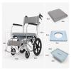 GTEFSWS Wheelchairs Portable Transit Travel Chair, Lightweight and Foldable Frame, Wheelchair with for Independence Or Caretaker Convenience Foldable view 2