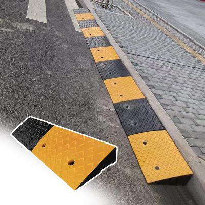 Threshold Ramp Driveway Curb Ramps Threshold Ramp, 5/6/7/8/9/10/12/15cm Non Slip Motorcycle Driveway Car Ramps, Garage Barn Wheelchairs Trailer Loading Ramps(Size:100x25x9cm(39 3/8"x9 7/8"x3 1/2"))