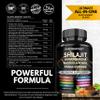 8-in-1 Shilajit 9000 Panax Ginseng 1500MG Ashwagandha 2000MG Rhodiola Rosea 1000MG, Turmeric 500MG, Gingko Biloba 500mg, Stinging Nettle 250MG, Cordyceps Mushroom 500 MG for Full Body Power view 2