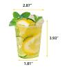 ZHUDDONG Clear Plastic Cups, Disposable Cups Party Cups for Iced Coffee, Beer, Smoothies, Ice Cream (2000, 9oz) view 2