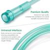 Adult Standard Nasal Cannula 10-Pack Soft Green Oxygen Tubing (7 ft) High Visibility, Kink-Resistant & Lightweight view 2