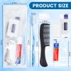 HQSLsund 100 Sets Personal Hygiene Kit Basic Toiletry Kits Homeless Supplies Bulk for Women,Men,Travel,Charity,Business Include 100 Toothbrush,100 Toothpaste,100 Comb,100 Bath Soap,500 Floss Pick view 2