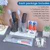 HQSLsund 100 Sets Personal Hygiene Kit Basic Toiletry Kits Homeless Supplies Bulk for Women,Men,Travel,Charity,Business Include 100 Toothbrush,100 Toothpaste,100 Comb,100 Bath Soap,500 Floss Pick view 4