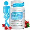 5 in 1 Cranberry Supplement for Women, 36mg PAC 100% Soluble D-mannose Dandelion Herb Mulberry Uva Ursi Leaf Natural Urinary Tract Health Support, Cranberry Pills UTIs Prevention 90 Caps view 1