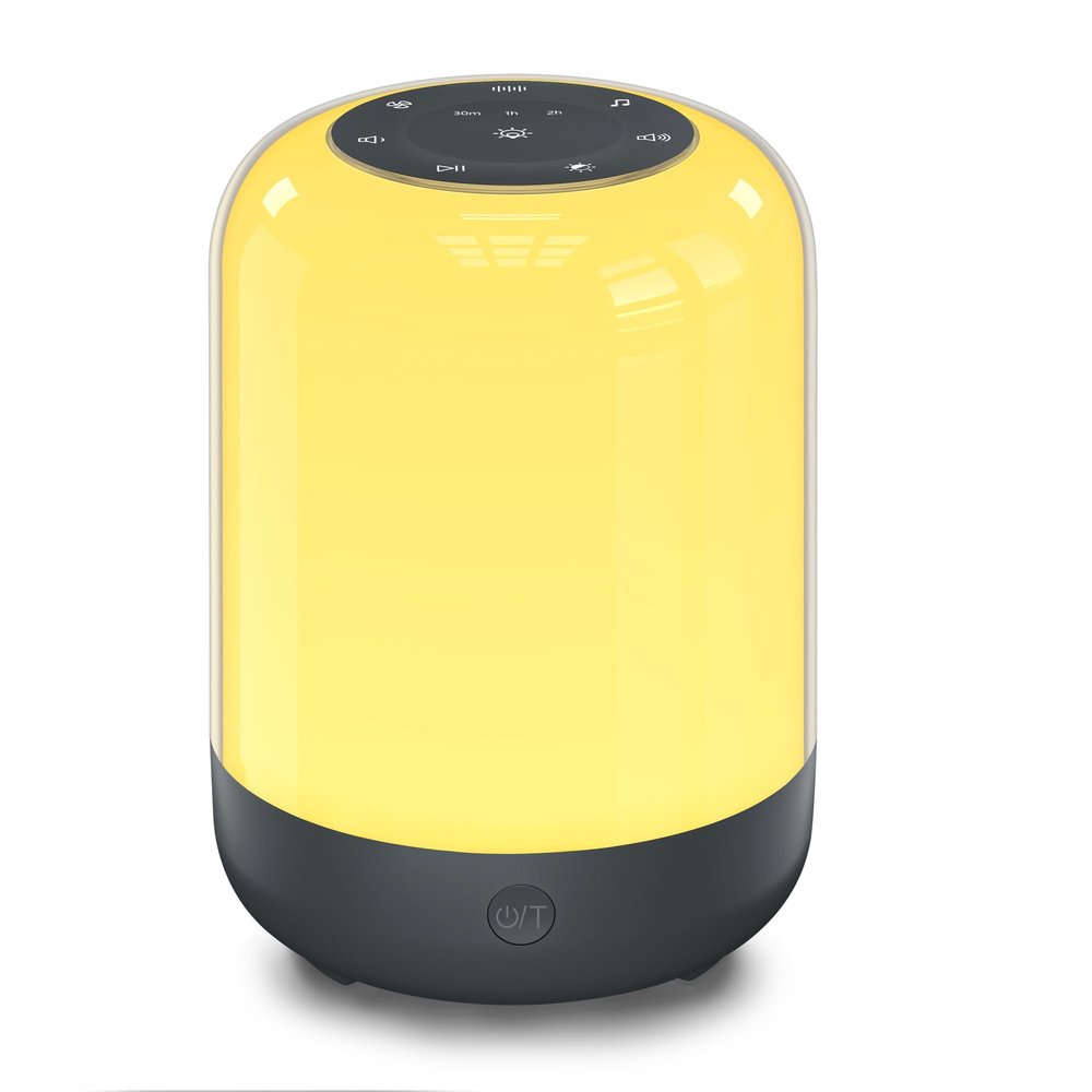 Generic Children's Sleep Sound Night Light, White Noise Machine, Dimming Night Light, Warm White Light lamp for Bedroom