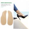 Beaupretty 4pairs Invisible High Heel Arch Support Cushions Shock Absorption Insoles for Comfort Non- Heelpiece Liners view 3