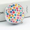 Pill Box 3 Compartment Medicine Pill Case Portable Round Pillbox Week Pill Holder Container for Vitamin Medicine Supplement Colorful Candy Images Small Pill Organizer view 4