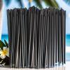 100 Pcs Disposable Snow Cone Straws Spoon Flexible Drinking Straws Drink Stir Stick Shaved Ice Summer Straws Slushie view 4