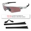 2 Set Replacement Rubber Kit Earsocks Nose Pads for Oakley Radar Path OO9051/Radar Edge OO9184/Radar Range OO9056/Radar Pitch OO9052/Radar XL Sunglasses Frame, Black Ear Temple Sleeve view 2