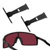 2 Pieces Replacement Wicket Metal for Oakley Sutro OO9406/Sutro Asian Fit OO9406A/Sutro S OO9462 Sunglasses Frame, Black Nose Bridge Wicket view 1