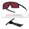 2 Pieces Replacement Wicket Metal for Oakley Sutro OO9406/Sutro Asian Fit OO9406A/Sutro S OO9462 Sunglasses Frame, Black Nose Bridge Wicket view 2
