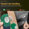 Amolyfe - Dexcom Stelo Adhesive Patches, 20-Pack Waterproof Dexcom G7 Over Patches, 1 Reusable Bump-Proof Cap, 10-Day CGM Protection, Breathable Latex-Free and Hypoallergenic Adhesive (Rainbow Green) view 4