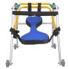 BRUAOWJF Walking Frames, Rehabilitation Aids Training Stand Walker Directional Four Wheels Disability Gliding Frame Child Standing Frame(Size:M) view 4