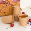 Vumdua 500 Pcs 6 oz Kraft Paper Cups - Disposable Paper Cups Hot Cold Beverage Drinking Cup for Coffee, Water, Tea, Juice, Espresso & Cortado view 4