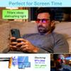 Orange Blue Light Blocking Glasses for Better Sleep - Premium Carbon Fiber Amber Computer Migraine Glasses for Women & Men - Gaming Glasses - TV Blue Light Blockers Gamer Glasses for Eye Strain view 3