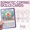 Somatic Therapy Exercise Cards & Coping Skill Cards: Techniques and Exercises for Trauma & Stress Relief, Self-Help Deck by HORIA KADI view 4