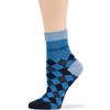 7BIGSTARS KINGDOM Women's Cotton Diabetic Quarter Patterned Socks - 4 Pack Medium-Extra Wide Geometric, Polka Dot, Stripe, Argyle - Sock Size 9-11 Shoe Size 5-9 M Denim Blue, Dark Navy view 4