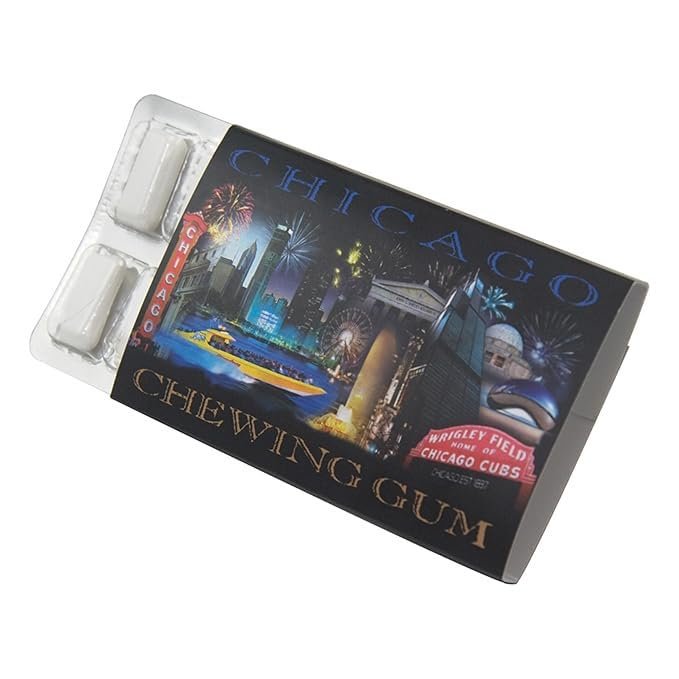 250-Qty Sugar-Free 12 Pc. Gum Packs with Full Color Custom Imprinting