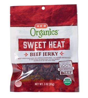 Generic HEB Organics Sweet Heat Beef Jerky 2 Pack