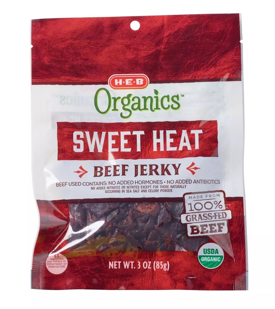 Generic HEB Organics Sweet Heat Beef Jerky 2 Pack