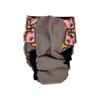 Barkertime Mid Century Pop on Beige Cat Diaper, S, with Tail Hole - Made in USA view 3