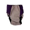 Barkertime Regal Purple on Beige Cat Diaper, L, Without Tail Hole - Made in USA view 3