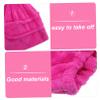 FOMIYES 2 Pcs Broom Mop Floor Rag Home Cleaning Accessory Sweeping Broom Cover Broom Replacement Cloth Broom Cloth Cover Broom Sweeping Cloth Broom Cleaning Rag Cleaning Tool, Pinkx2pcs view 3