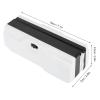 AJIEKJDSV Window Cleaners, Adjustable Magnetic Double-Sided Glass Cleaning Tools, Car Windshield Washing for Home Office Mirrors (White) view 2