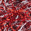 Caleihd 4.5oz Crinkle Cut Paper Shredded Filler Paper for Gift Baskets Gift Box Confetti Paper Shreds Decoration Stuffing for Birthday, Weddings, Anniversaries, Christmas Wrapping Red&White view 1