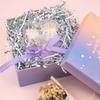 Caleihd 4.5oz Crinkle Cut Paper Shredded Filler Paper for Gift Baskets Gift Box Confetti Paper Shreds Decoration Stuffing for Birthday, Weddings, Anniversaries, Christmas Wrapping White&Silver view 2