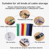 KICPUK 25 Pcs Storage Bandage Bundle, Cable Organiser, Adjustable Cord Strap, Cable Bundle for Home Hotel Restaurant Fixed Bundle Any Item (3.93 in) view 4
