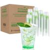 ECOLipak 1000 Count 12 OZ Clear Compostable Plastic Cups, Disposable Plant-Based Biodegradable Drinking Party Cups, PLA Plastic Cold Tumblers for Restaurant, Office, Canteen, Large Gathering view 1