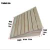 2" 3" 4" 5" 6" Rise Wheelchair Ramps For Transition Doorways,Driveways,Steps,Garages, Portable Mobile Solid Wood Home Ramps (25.8X30X7Cm/10.1X11.8X2.7In) view 3