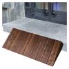 NineLife Basics 4"" 7"" 8"" Rise Door Ramp For Wheelchairs, Wooden Ramps For Doorways, Non Slip Portable Home Entry Ramps (80X70X18Cm/31.5X27.5X7In) view 1