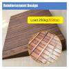NineLife Basics 4"" 7"" 8"" Rise Door Ramp For Wheelchairs, Wooden Ramps For Doorways, Non Slip Portable Home Entry Ramps (80X70X18Cm/31.5X27.5X7In) view 2
