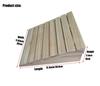 2" 3" 4" 5" 6" Rise Wheelchair Ramps For Transition Doorways,Driveways,Steps,Garages, Portable Mobile Solid Wood Home Ramps (30.8X30X8Cm/12.1X11.8X3.1In) view 2
