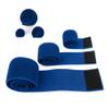 Hilph Ice Pack Strap, Stretchable, 3 Sizes Belt Extender Stretch Straps, Elastic Hook and Loop Extension Straps Add Length to Most Ice Packs, Multiple Uses, Blue view 1