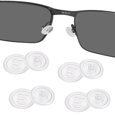 4 Pairs Replacement Nose Pads for Oakley Tincup OX3184 OX5099 | Tincup Carbon OX5094 | Conductor OO4106 OO4107 Eyeglass9mm*9mm*6mm