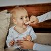 Moonkie Baby Finger Toothbrush Tongue Oral Cleaner Kit for 3 Months +, 3 Pcs (Clay/Ivory/Clay) view 4