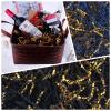 TANMWZK Crinkle Cut Paper Shred Filler 1 LB Gift Wrapping & Gift Basket Filler for Christmas,Halloween & Wedding Decorations,Easter Basket Grass Filler,Crafting Activities (Beige and Gold) view 3
