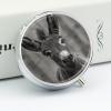 Pill Box 3 Compartment Round Pill Organizer Small Metal Pill Case for Travel A Donkey Pattern Daily Pill Container Portable Medicine Organizer for Vitamins Supplement Purse Pocket view 4