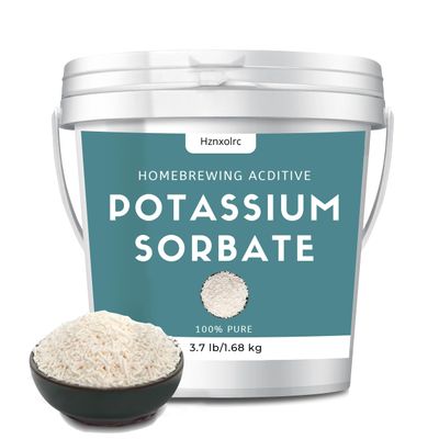 3.7 lb Potassium Sorbate Food Grade, 100% Pure, Premium Potassium Sorbate for Wine Making, Home Brewing, Cakes, Soft Candy, Cookies and More