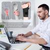 2 Pcs Ultra-Thin Wrist Brace Support for Carpal Tunnel, Pain Relief, Arthritis, Tendonitis, Elastic Wrist Wraps Right and Left Hands - Compression and Support for Fitness Enthusiasts (Black orange) view 2
