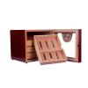 4 Drawers High Glossy Finish Wooden Cigar Cabinet Humidor Storage Box Electronic Hygrometer Humidors view 4