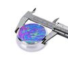 Yipoch Iridescent Pill Box Small Daily Pill Box Organizer 3 Compartment Pill Case Cute Pill Organizer Vitamin Box Travel Pill Container Pill Box for Purse Mini Round Pill Dispenser view 4