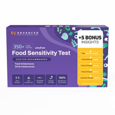 AFIL 350+ Foods, Gluten, Dairy, Proteins, Soy, at-Home Wellness Test Kit, Trusted Hair Analysis for Adults & Kids, at-Home Health Non-Invasive