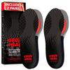2 Packs of Work Orthotic Insoles - Anti Fatigue Medium Arch Support Shoe Insert Men Women - Plantar Fasciitis Flat Feet - Relieve Foot Pain - Work Boot Insoles Standing All Day (L, Gray) view 1
